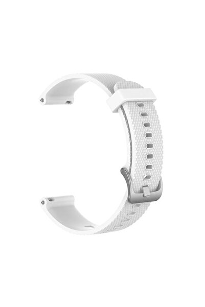 OEM Λουράκι σιλικόνης με ανάγλυφο σχέδιο για Huawei Watch GT 6 41mm Λευκό