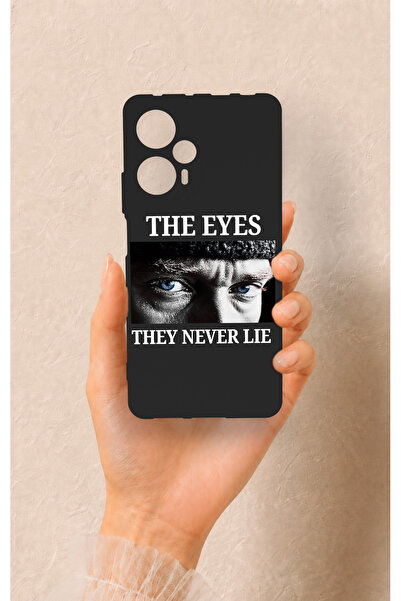 Vip Case Poco F5 Uyumlu Atatürk Eyes Desenli Silikon Kılıf