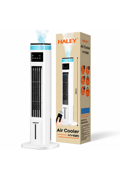 HALEY Răcitor de Aer 4 în 1 HY-6115, Umidificator, Purificator și Ventilator,...