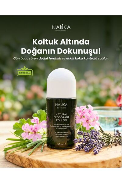 nauka Doğal Ter Kokusu Önleyici Roll On - KADIN