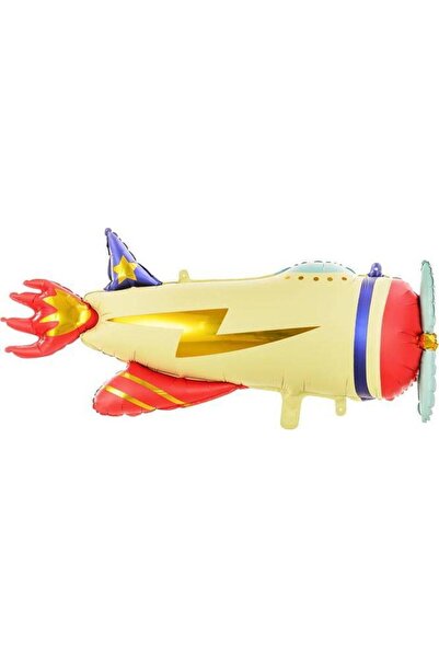 Partydeco Balon din folie Avion, 91x39cm o dimensiune