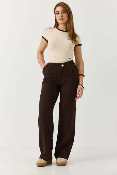 Raneel Kazançlı Alışveriş Women's Cross-Zipper Button Detailed Comfortable Fa...