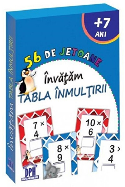 Editura DPH 56 Chips. We Learn the Multiplication Table, - DPH Publishing House