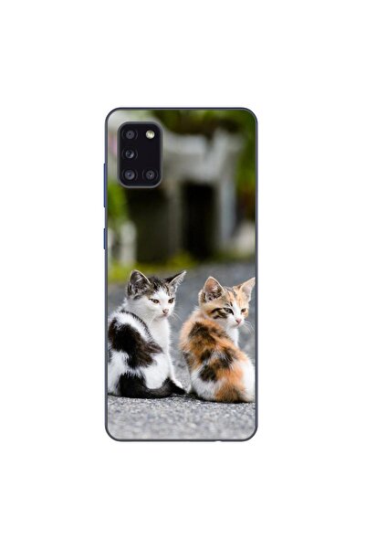 OEM Калъф, съвместим със Samsung Galaxy A31, силиконов гел TPU, с шарка на ко...