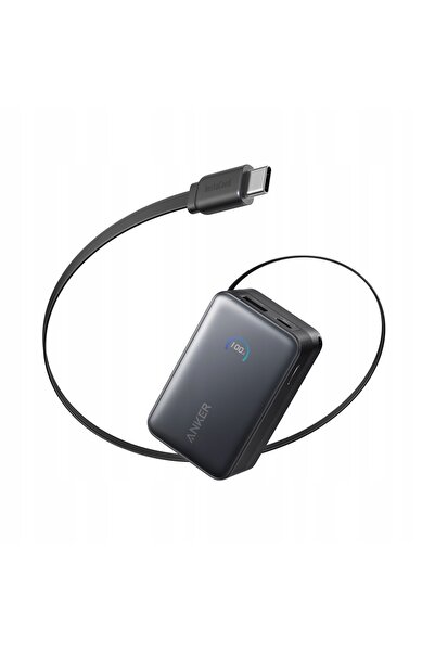 Anker Stuy Powerbank Anker Nano (A1638H11) 10000mAh 45W Cablu USB-C încorpora...