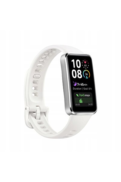 Huawei eKit Brățară inteligentă Smartwatch Huawei Band 10 AMOLED 5ATM Alb