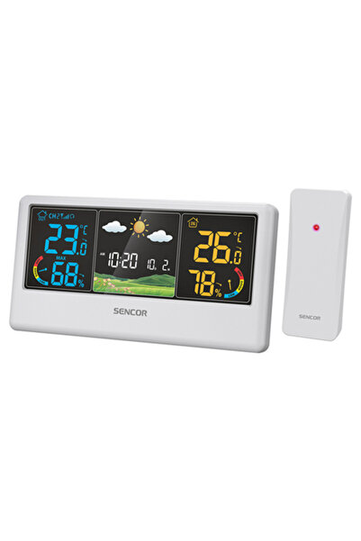 Sencor Stație meteo wireless SWS 4100 W cu ecran LCD color
