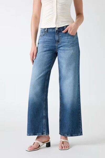 Guess Pantaloni denim pentru femei albaștri