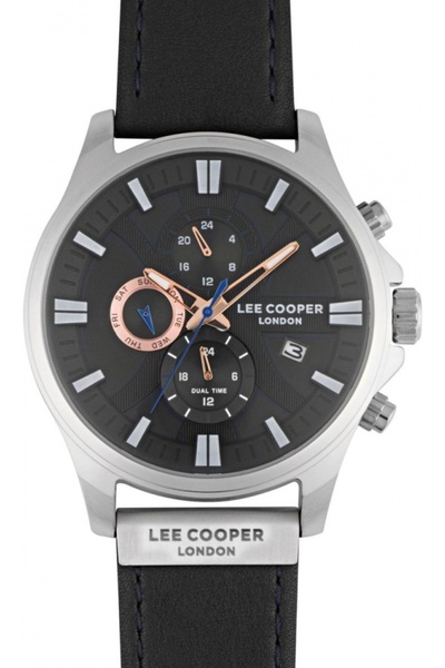 Lee Cooper ceas de modă pentru bărbați LC07425.361 — negru