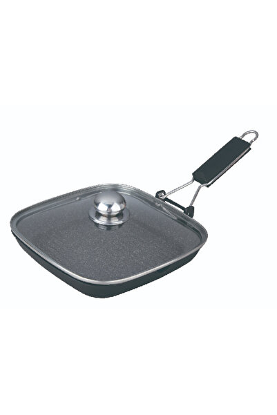Swan Tigaie grill cu capac si maner pliabil, 28 cm