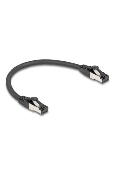DELOCK Cablu de rețea RJ45 Cat.8.1 S/FTP 0,25m-40Gbps negru