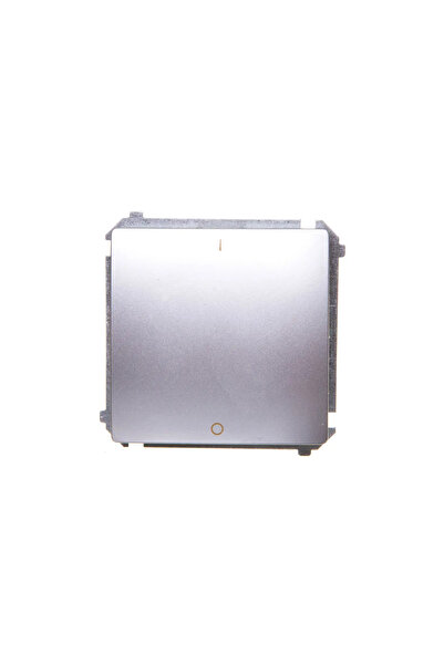 Kontakt-Simon Simon Basic Conector dublu polar 16AX 250V argintiu mat BMW2A.0...