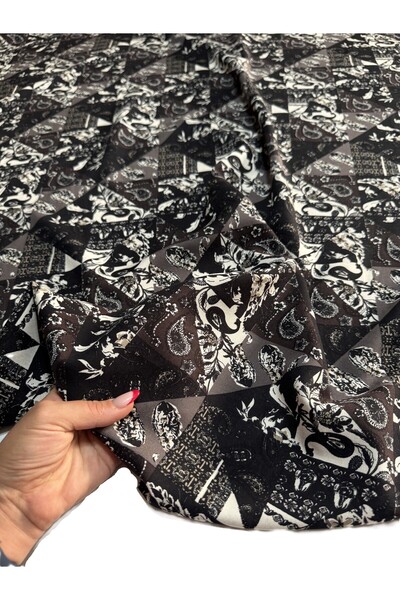 BURSA KUMAŞTAN Cotton Viscose Fabric 150 cm Wide Draped Dressing Gown Shalwar...