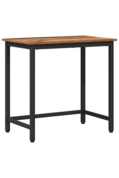 vidaxl masă Lemn vechi 100 x 50 x 76,5 cm Lemn ingineresc și oțel