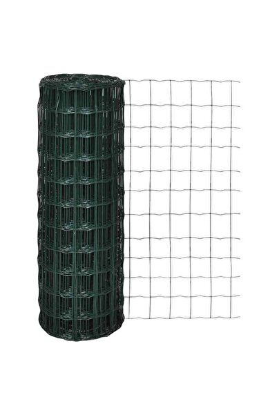 vidaxl Gard Euro, verde, 25 x 1.2 m, oțel