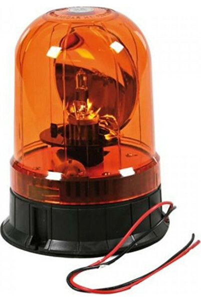 Lampa Φάρος Αυτοκινήτου 12 / 24 V 13 εκ. με Πορτοκαλί Φωτισμό