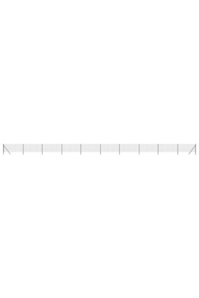 vidaxl Gard din plasă de sârmă, antracit, 1 x 25 m, oțel zincat