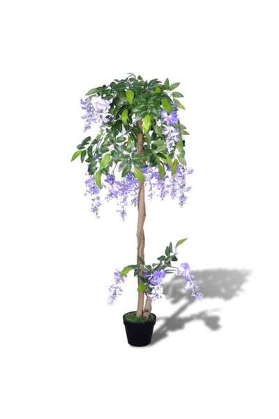 vidaxl Glicină artificială cu ghiveci, 120 cm