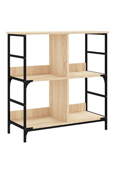 vidaxl Bibliotecă, stejar sonoma, 78,5x33x82 cm, lemn prelucrat