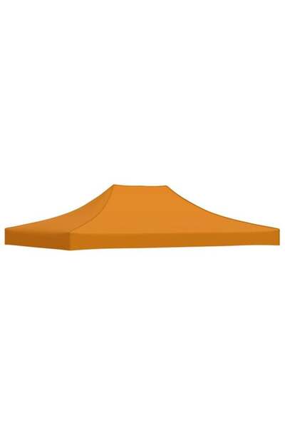 vidaxl Acoperiș cort de petrecere, portocaliu 4 x 3 m, 270 g/m²