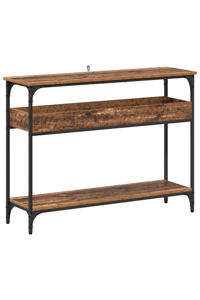vidaxl Masă de consolă Lemn vechi 100 x 29 x 75 cm Lemn compozit