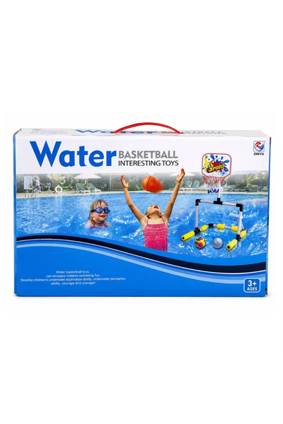 Generic Swimming Pools Water Basketball Game Set For Kids With Floating Net A...