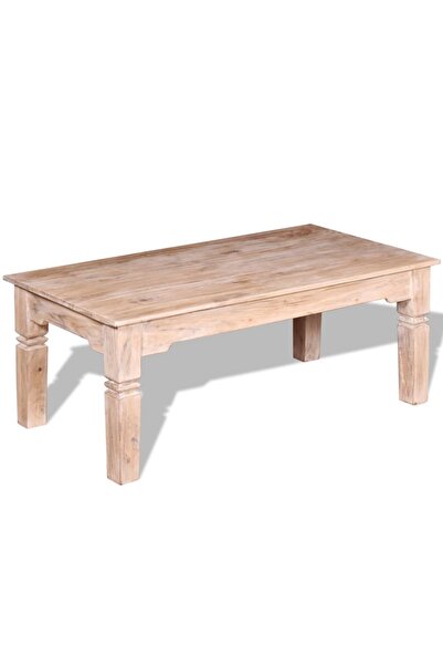 vidaxl Măsuță de cafea din lemn de acacia 110 x 60 x 45 cm