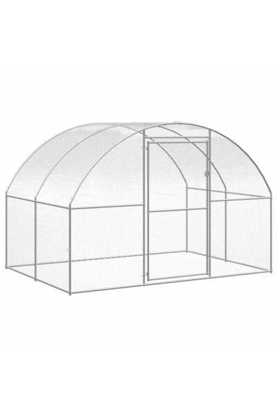 vidaxl Volieră de exterior pentru păsări, 3 x 2 x 2 m, Oțel galvanizat