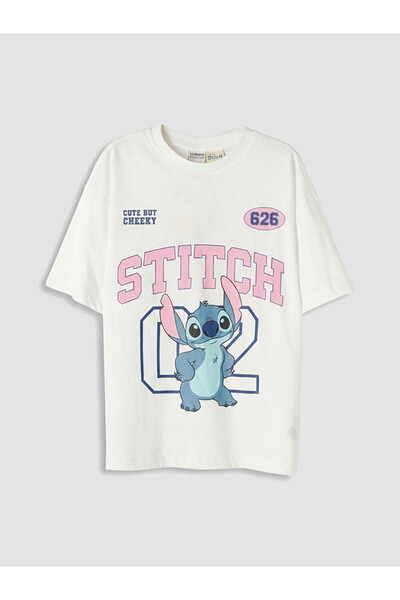 LC Waikiki Stitch Printed Girls' Set