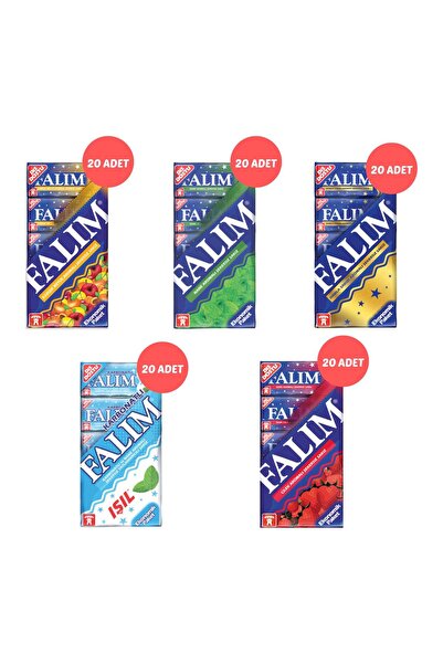 Falım Damla-Karışık-Nane-Çilek-Işıl Aromalı Sakız
