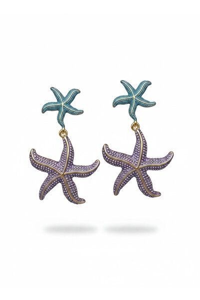 Bo Takı ve Aksesuar Starfish Earrings