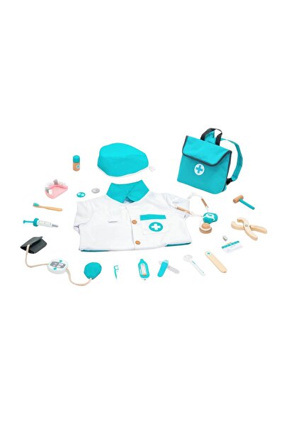 UMU Toys Joc de rol Trusa completa de doctor, turcoaz,