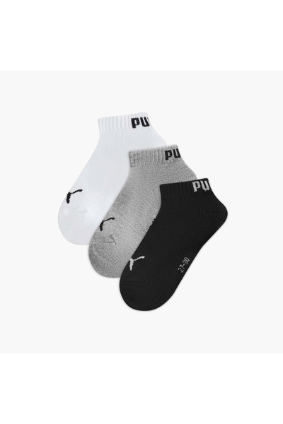 Puma Pack of 3 Baby Boys Socks Logo Print