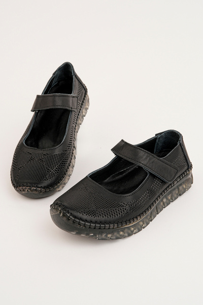Madam Tarz Kcl-D04 Gel Sole Genuine Leather Ballerinas