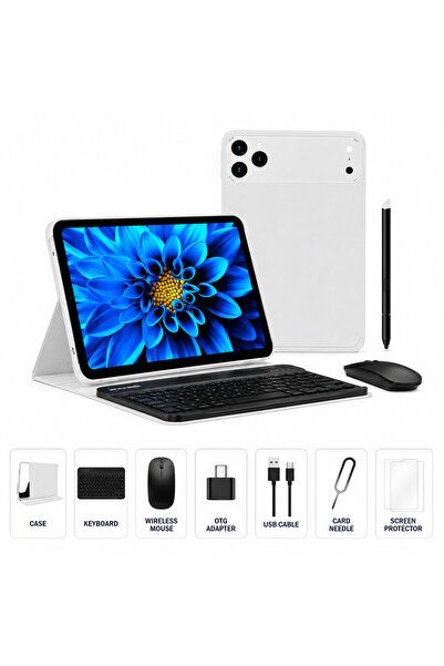 Modio M48 Android 15 Tablet 10.1-Inch HD, 12GB RAM, 512GB ROM, 10000mAh Batte...