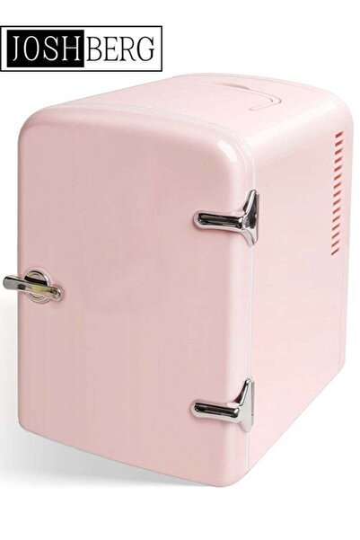 GULF GALLERY Joshberg Mini Fridge, 4 Liter /6 Cans Skincare Fridge for Bedroo...