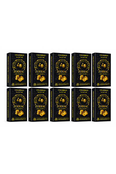 Zodiac 100 كبسولة قهوة زودياك أحادية المنشأ من كولومبيا، 100% أرابيكا، تحميص ...