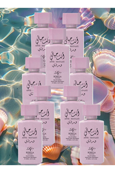 ROSELLA 9 Pieces Ante Hayaati Wardi Perfume 100ML