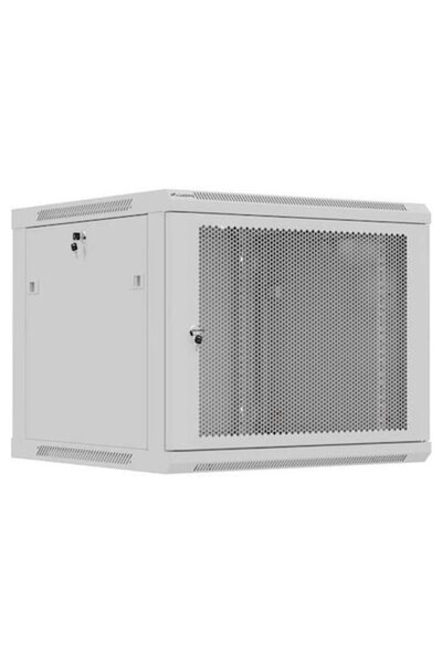 Lanberg Dulap metalic rack 19 inch, 9U, 600x600, gri, cu uși perforate