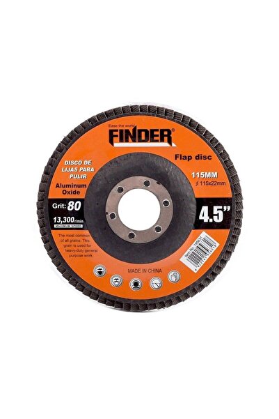 finder Δίσκος λείανσης με πτερύγια για γωνιακό τροχό - 115mm/4.5 "/P80 - - 19...