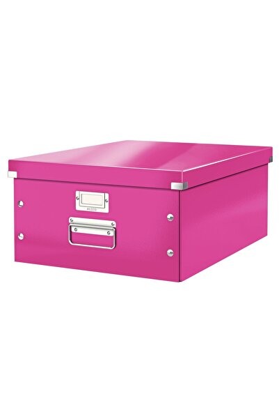 MC Micostore Leitz large pink click&store storage box