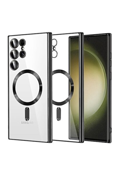 DAMUR Μεταλλική Θήκη MagSafe για Samsung Galaxy S23 Ultra, Πλήρης Προστασία, ...