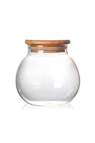 Generic Aquarium terrarium glass pot with cork lid 1800ml
