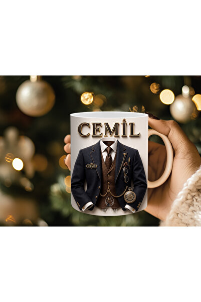 Evion Kişiye Özel Erkeklere Özel Tasarım Kupa Bardak | İsim Yazılı Premium He...