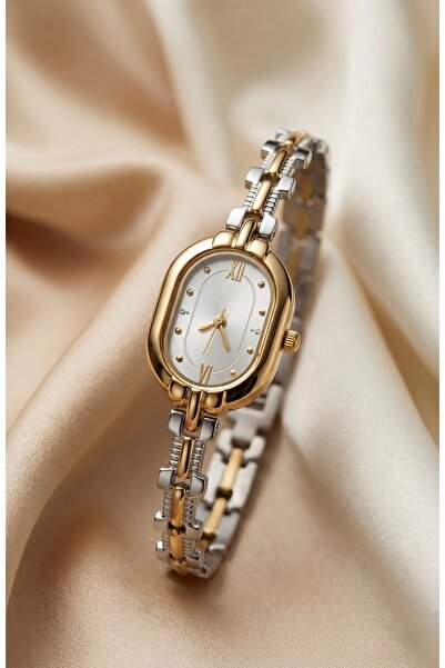 KLISHE Butik Queen Vintage Women's Steel Watch Gold & Silver Mix Color |   Ol...