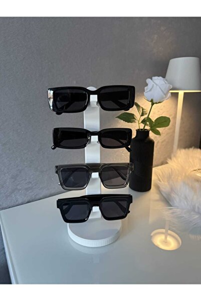 lucien vela Decorative 4-Piece Glasses Stand Organizer White Glasses Hanger O...
