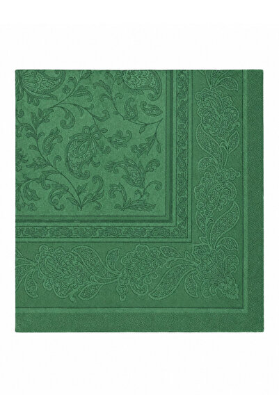 SUPREMA PLUS Servet 40x40 cm ROYAL COLELCTION ORNAMENTS verde inchis 50 buc/set