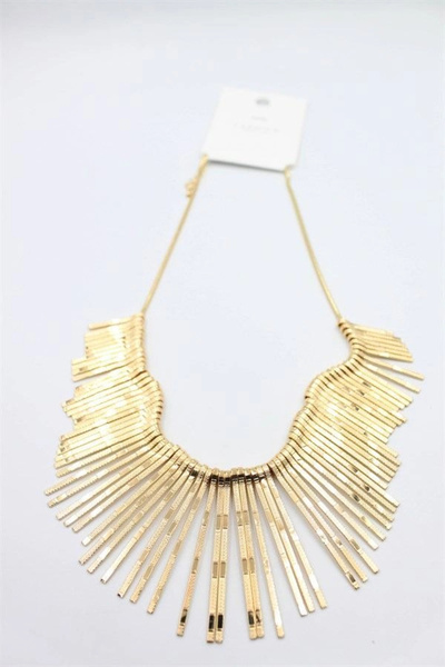 Generic Brand Metal bar necklace - gold