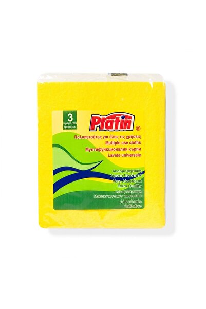 Z Store PRATIN Πολυλειτουργικά Πανιά Γενικής Χρήσης, 3 τεμάχια