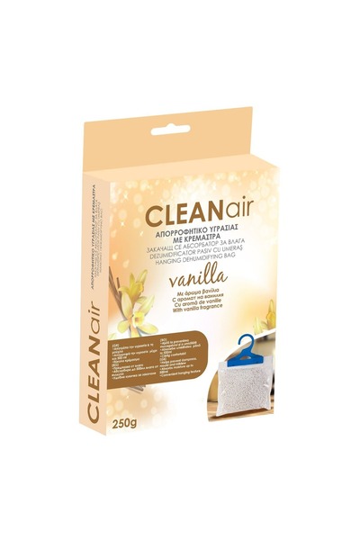 Z Store Pungă dezumidificatoare pasivă cu umeraș, parfum de vanilie, 250g